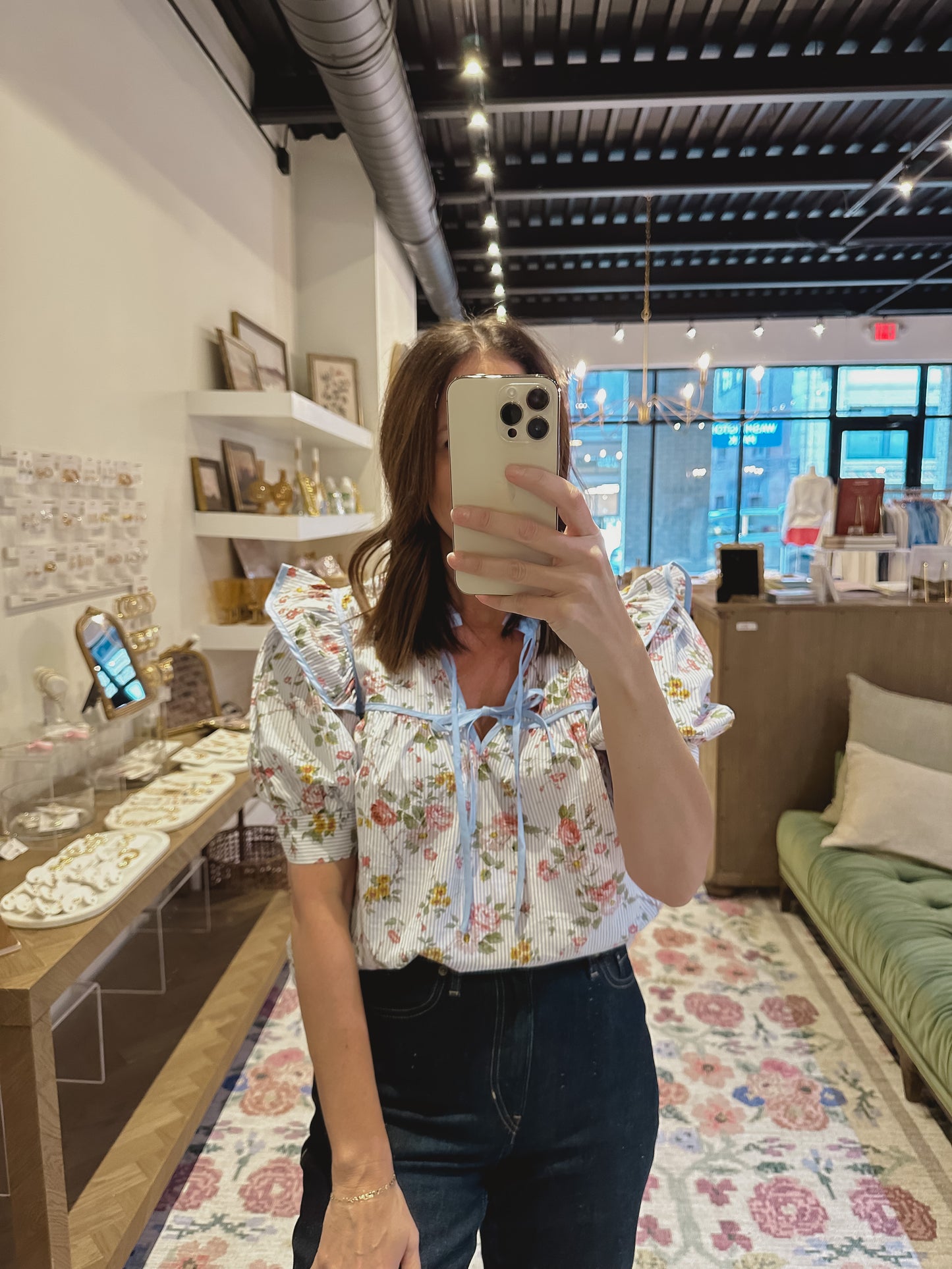 The Sarah Floral Top