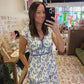 The Allison Dress in Blue