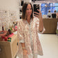 The Creamy Neutral Floral Dress **AVAILABLE IN PLUS (S-2X)
