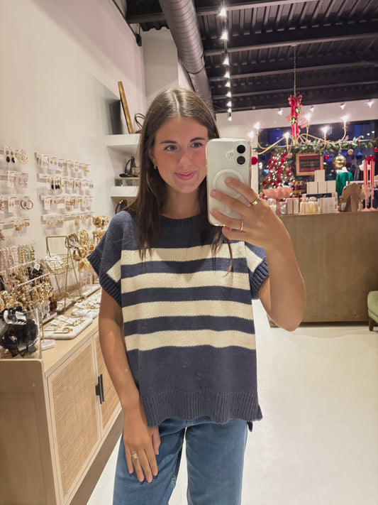 DOORBUSTER! Striped Sweater Top