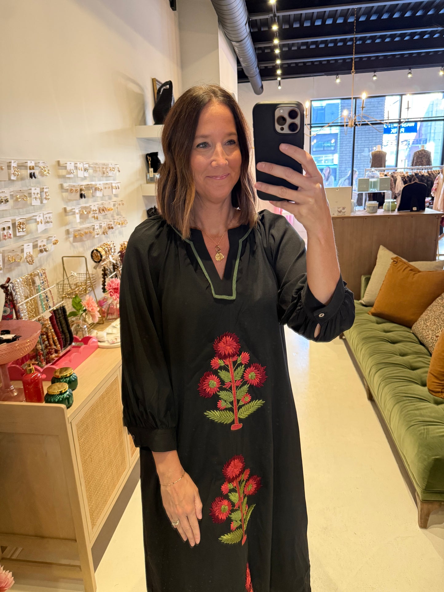 The Velvet Flora Maxi Dress