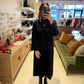 The Classic Sweater Midi Dress in Black