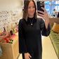 The Classic Sweater Midi Dress in Black