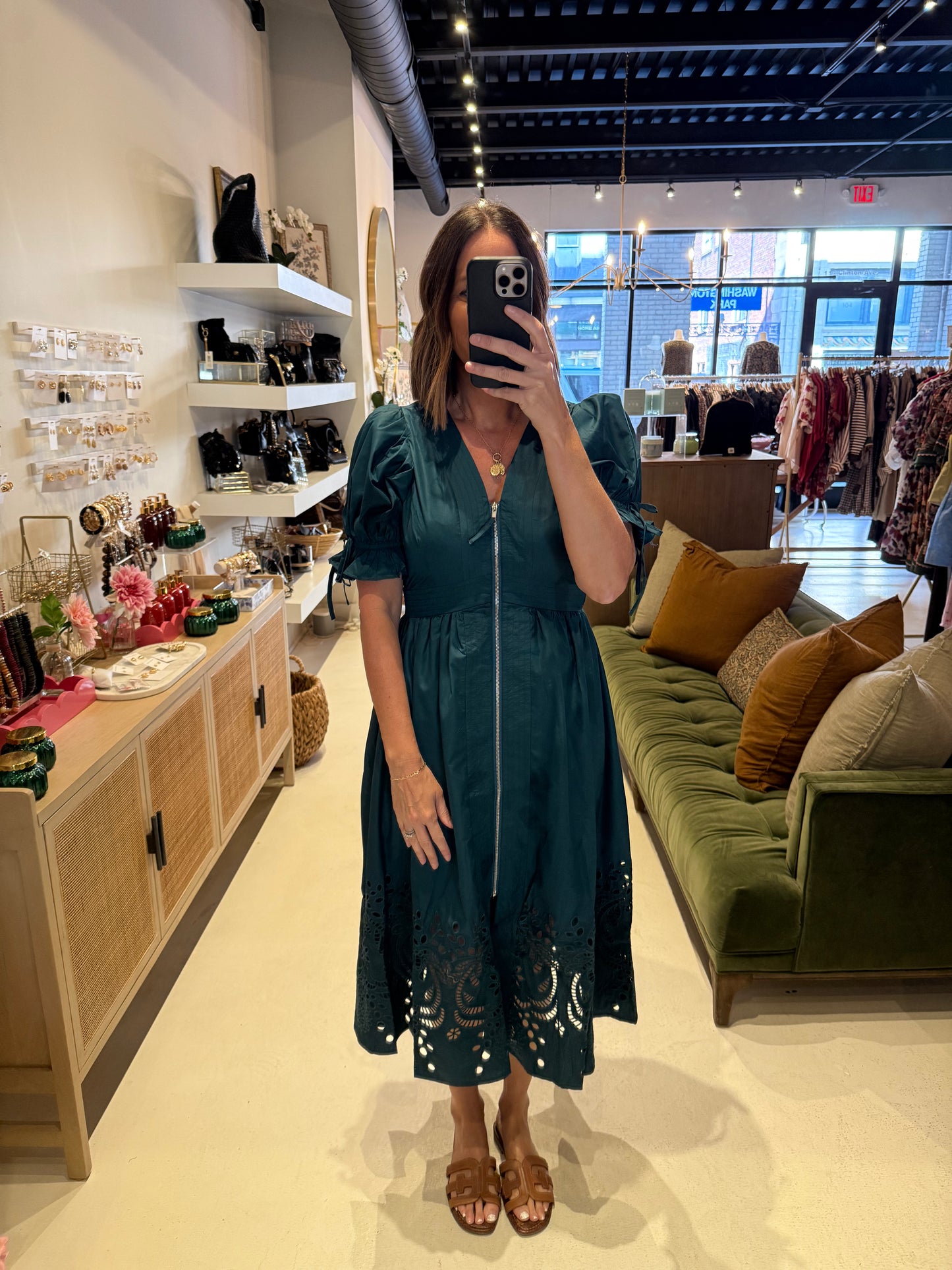 The Teal Elegance Dress