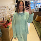 The Dani Striped Top in Green