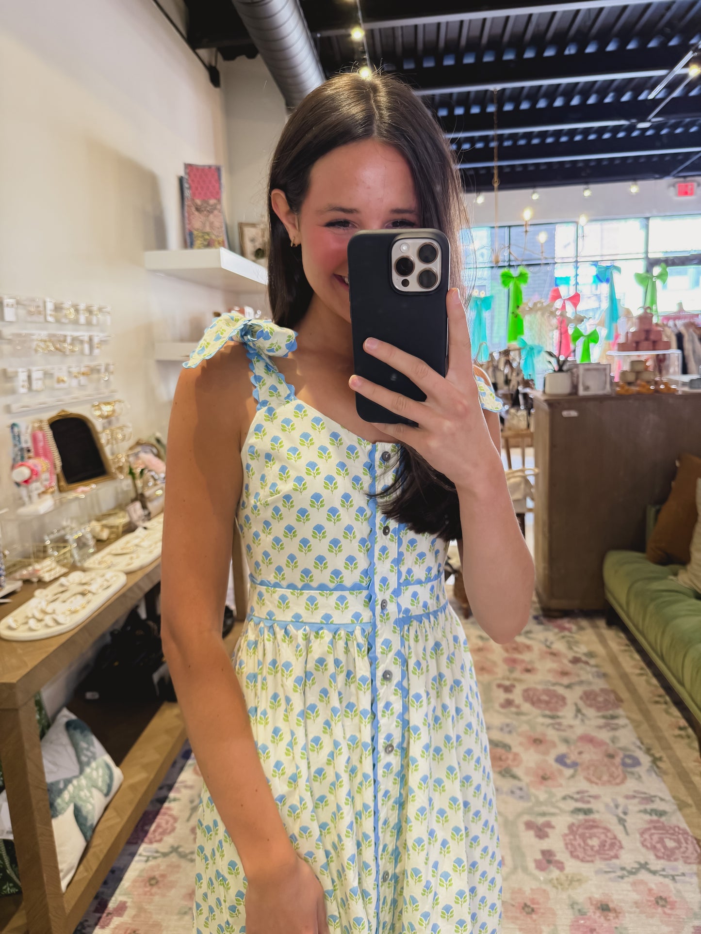 The Sydney Dress in Blue