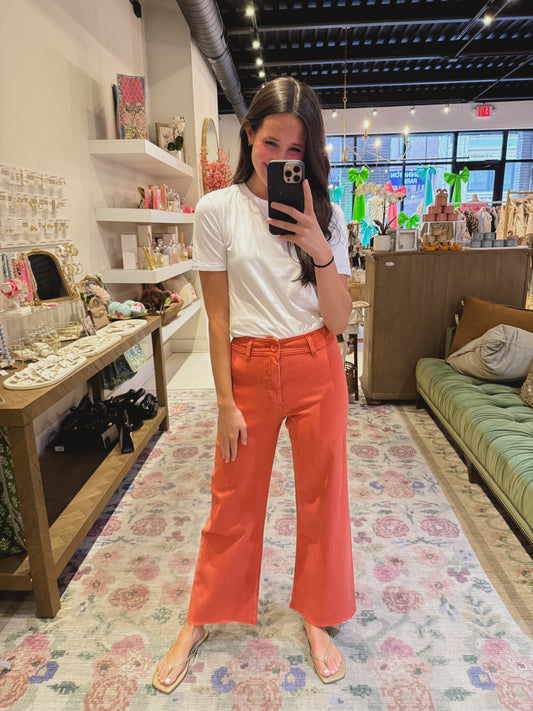 The Layla Jeans in Burnt Orange