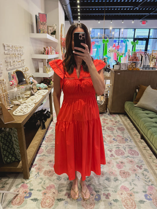 The Nellie Dress in Red