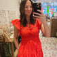 The Nellie Dress in Red