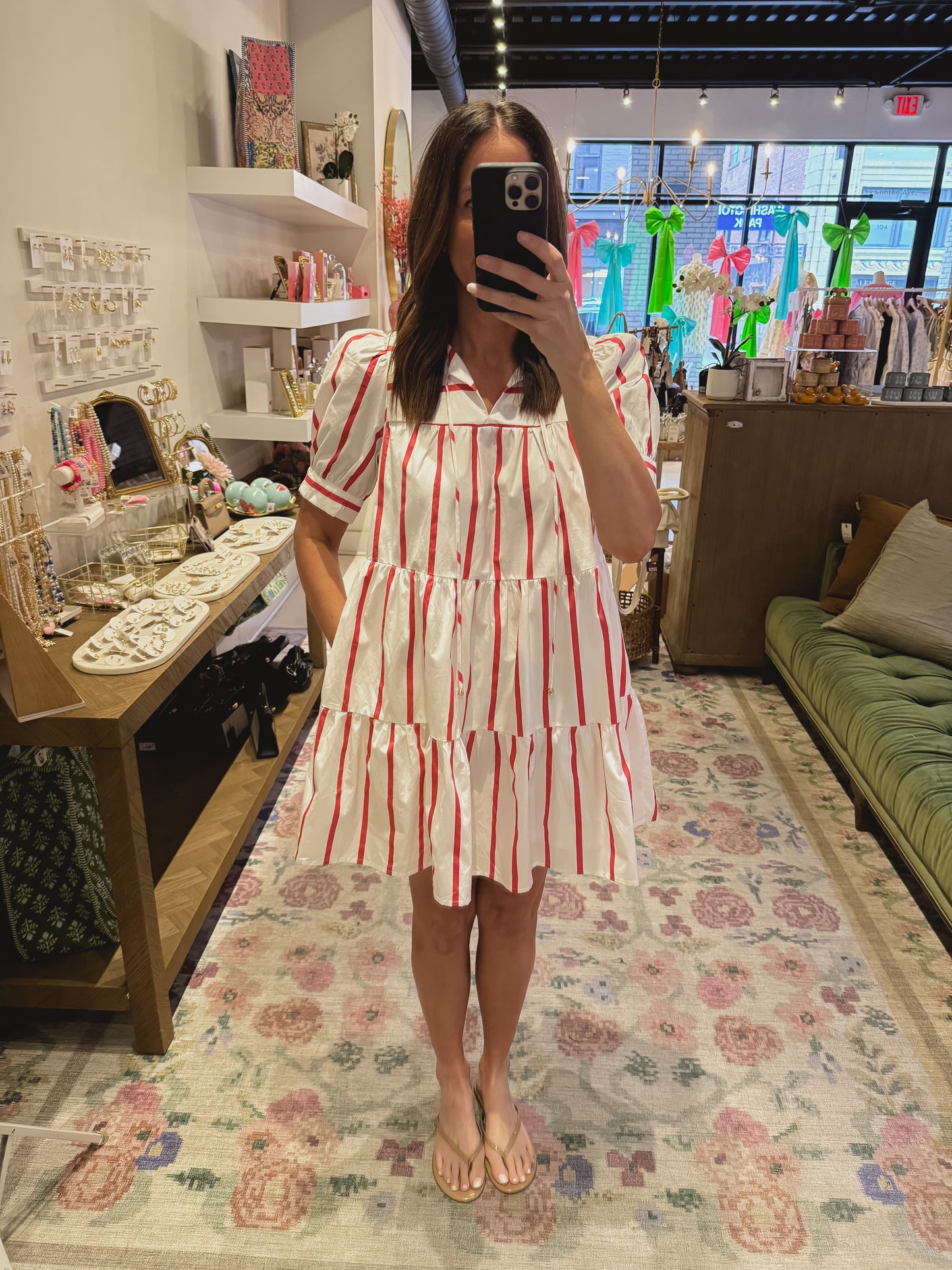 The Cadence Dress in Red