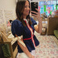 The Sylvia Top in Red, White, and Blue