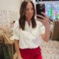 The Cosette Top in White