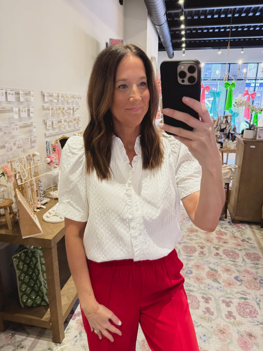 The Cosette Top in White