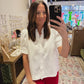 The Cosette Top in White