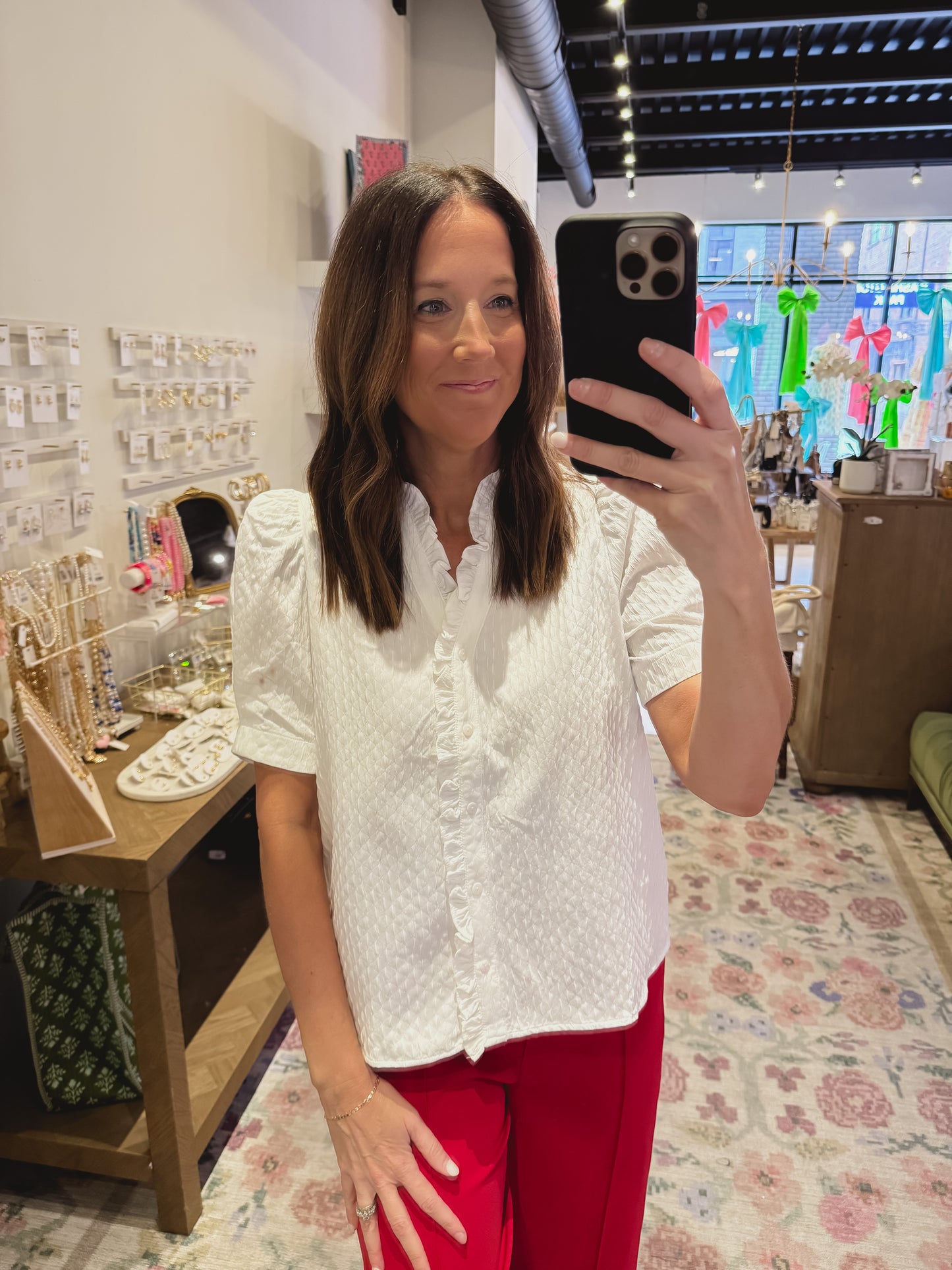The Cosette Top in White
