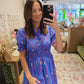 The Brenda Dress in Blue