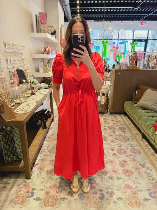 The Molly Dress in Red