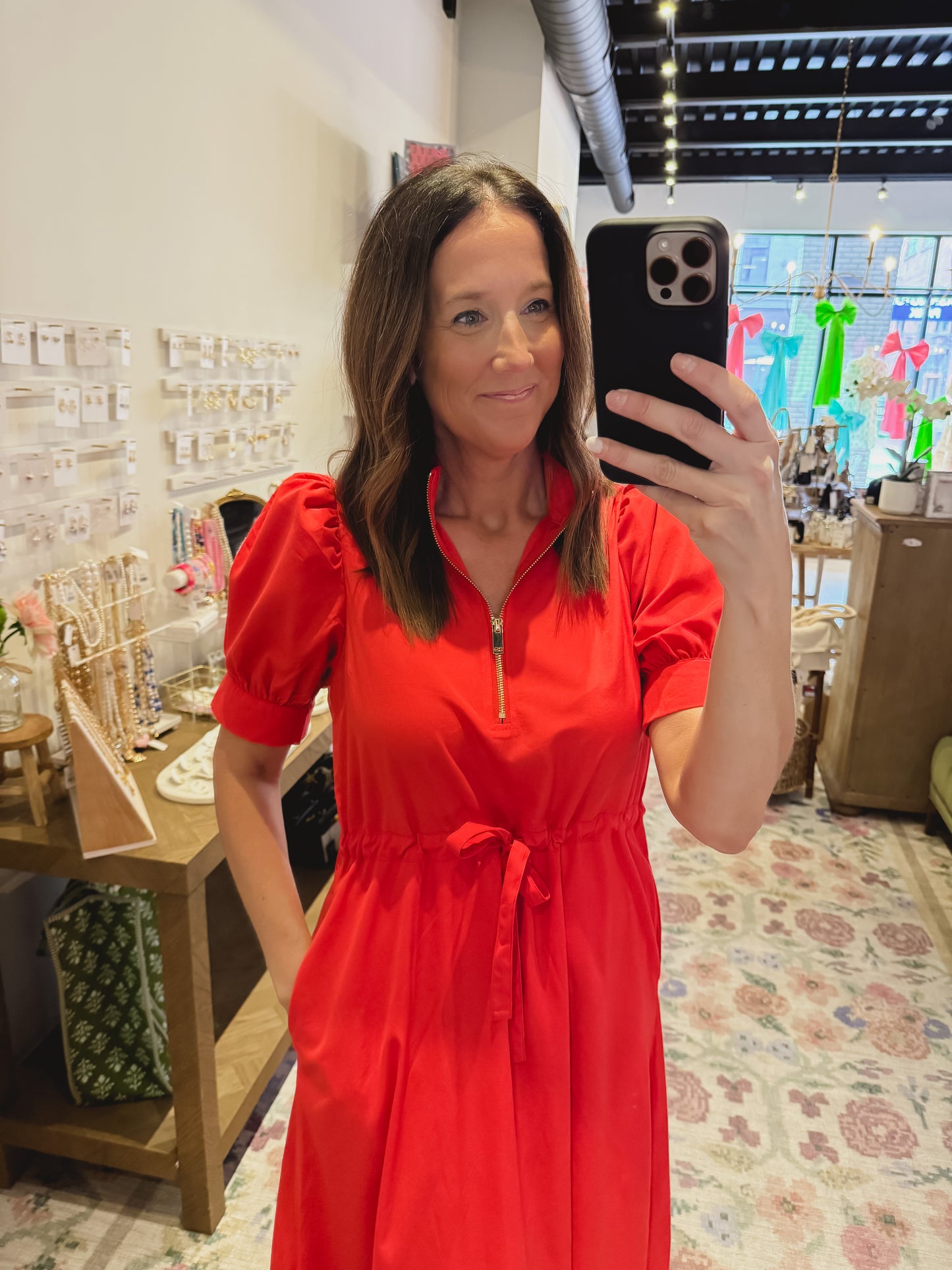 *RESTOCKED* The Molly Dress in Red