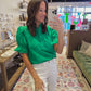 The Bella Top in Green