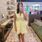 The Delilah Dress in Light Yellow