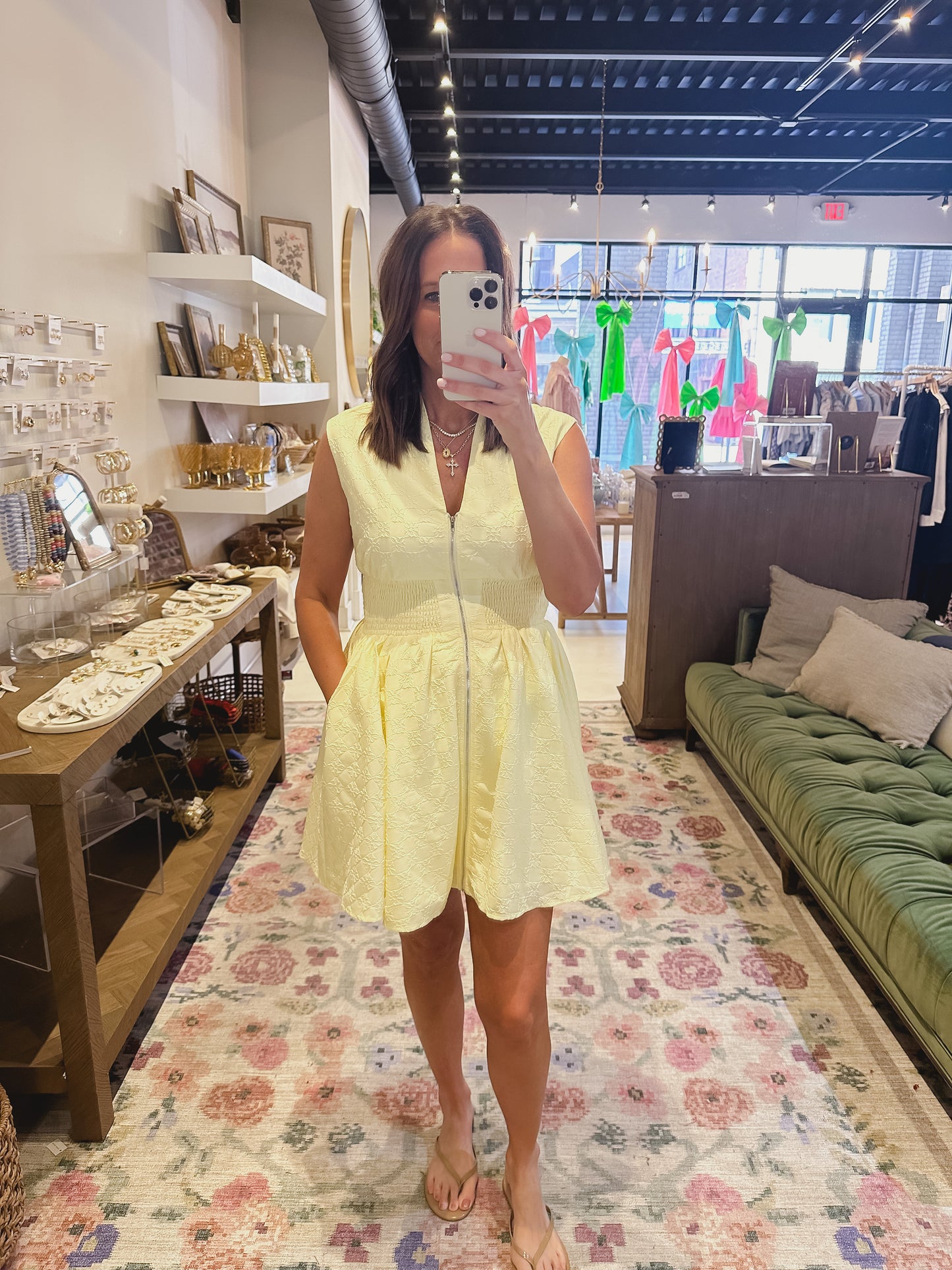 The Delilah Dress in Light Yellow