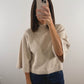 The Acorn Mock Neck in Oatmeal