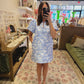 The Sara Dress in Blue