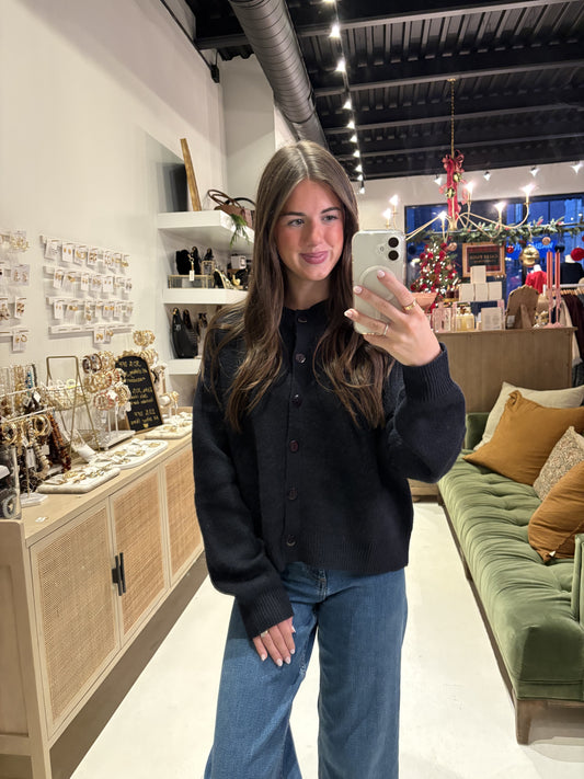 The Lakeside Cardigan in Navy