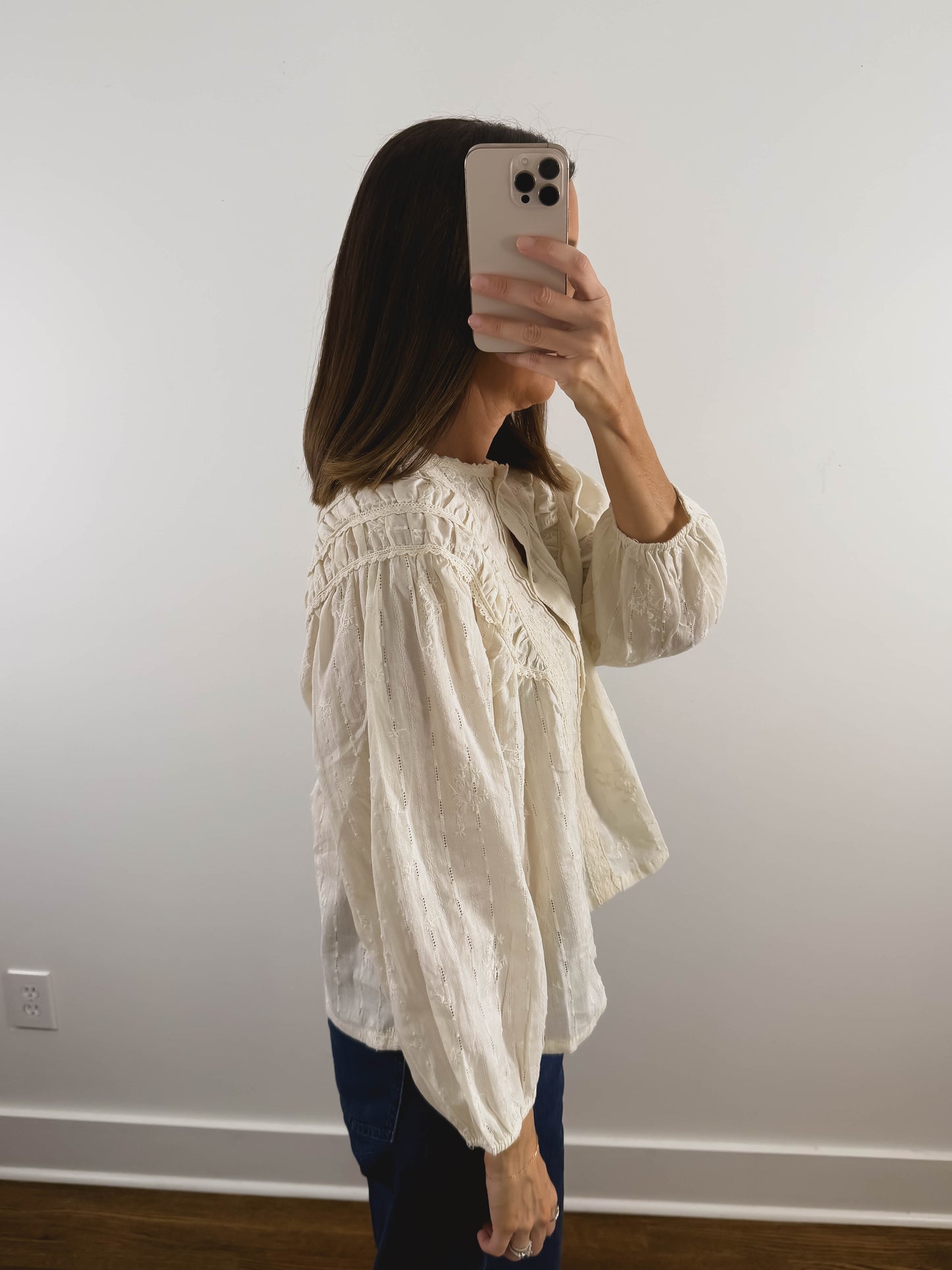 The Heirloom Button-Down in Cream