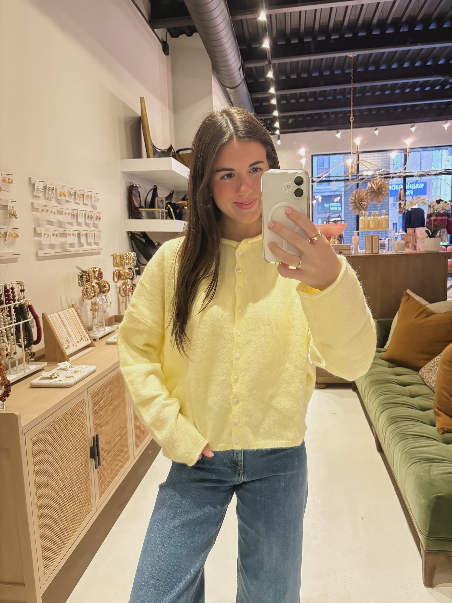 **RESTOCKED** The Piper Cardigan in Butter Yellow