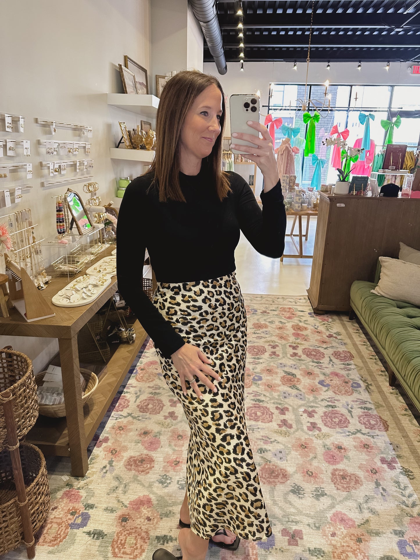 The Harlow Leopard Skirt