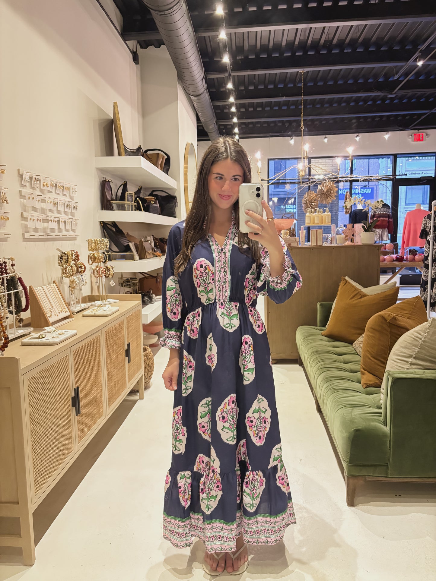 The Flower Patch Midi Dress