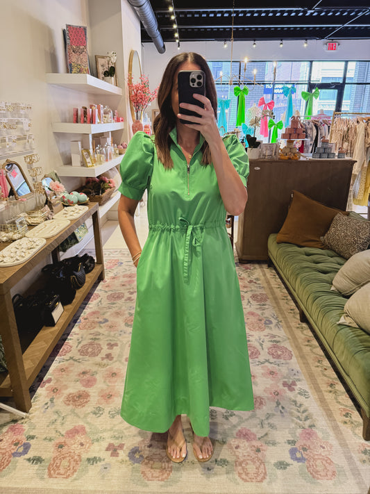 The Molly Dress in Green