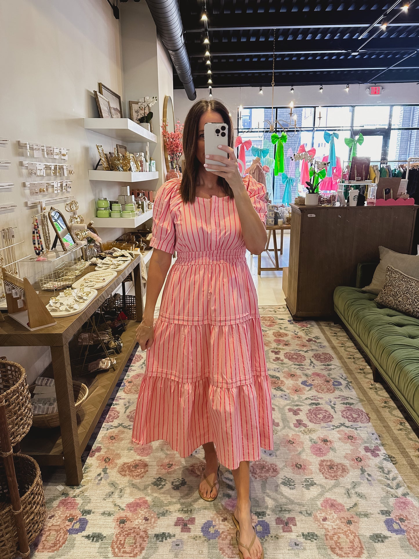 The Delaney Dress in Pink