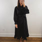 The Willow Belted Maxi Dress in Black