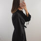 The Willow Belted Maxi Dress in Black