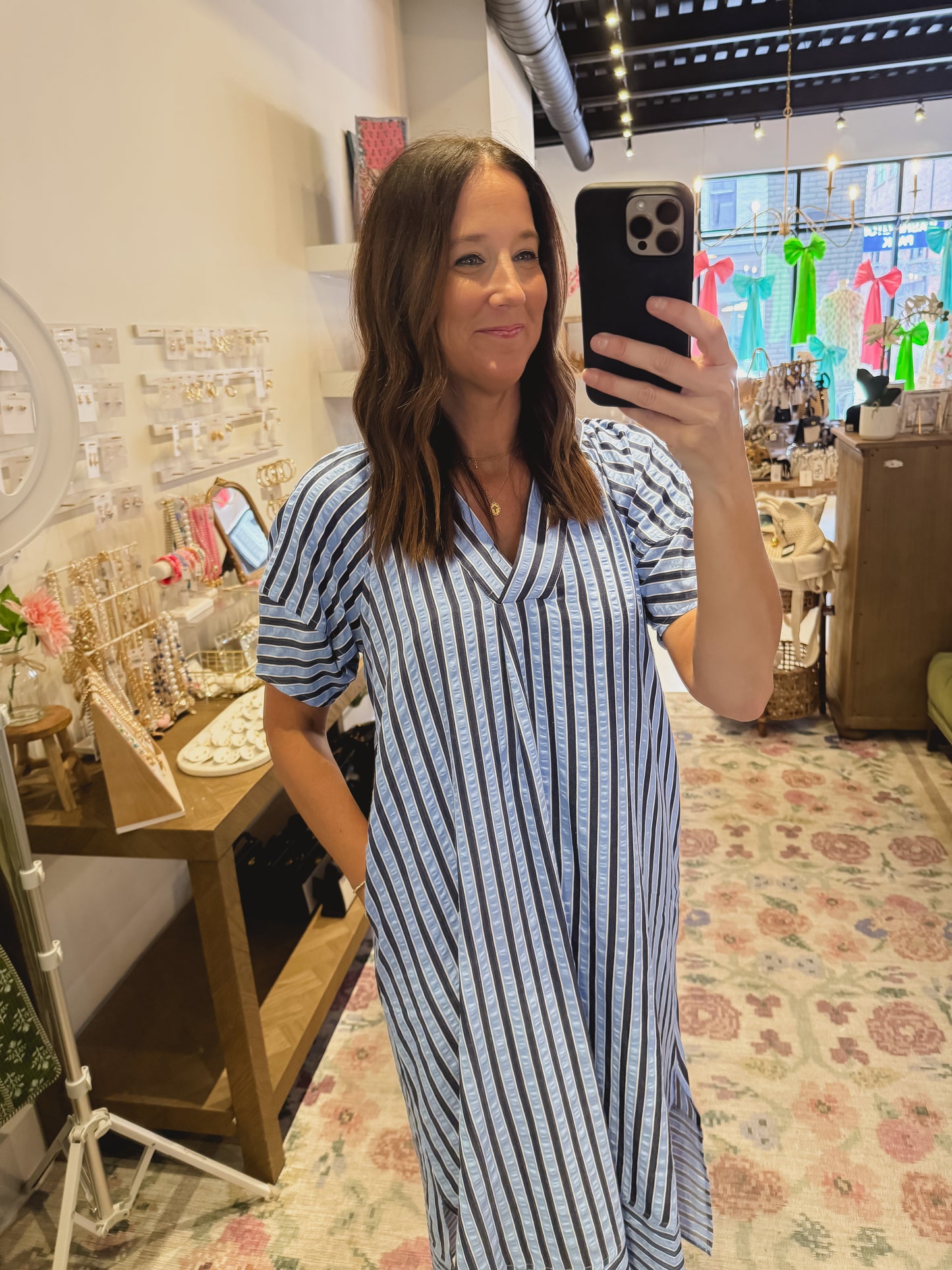 The Azalia Dress in Blue