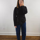 The Side Tie Top in Black