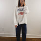 Jesus Loves You Sweatshirt in White