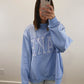 LAKE Mock Neck Oversized Sweatshirt