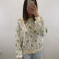 The Sweetbriar Floral Sweater in Blue