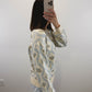 The Sweetbriar Floral Sweater in Blue