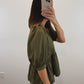 The Goldie Top in Olive