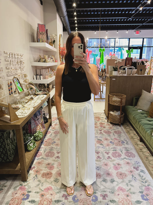 The Katherine Pants in Cream
