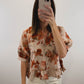 The Clementine Floral Top