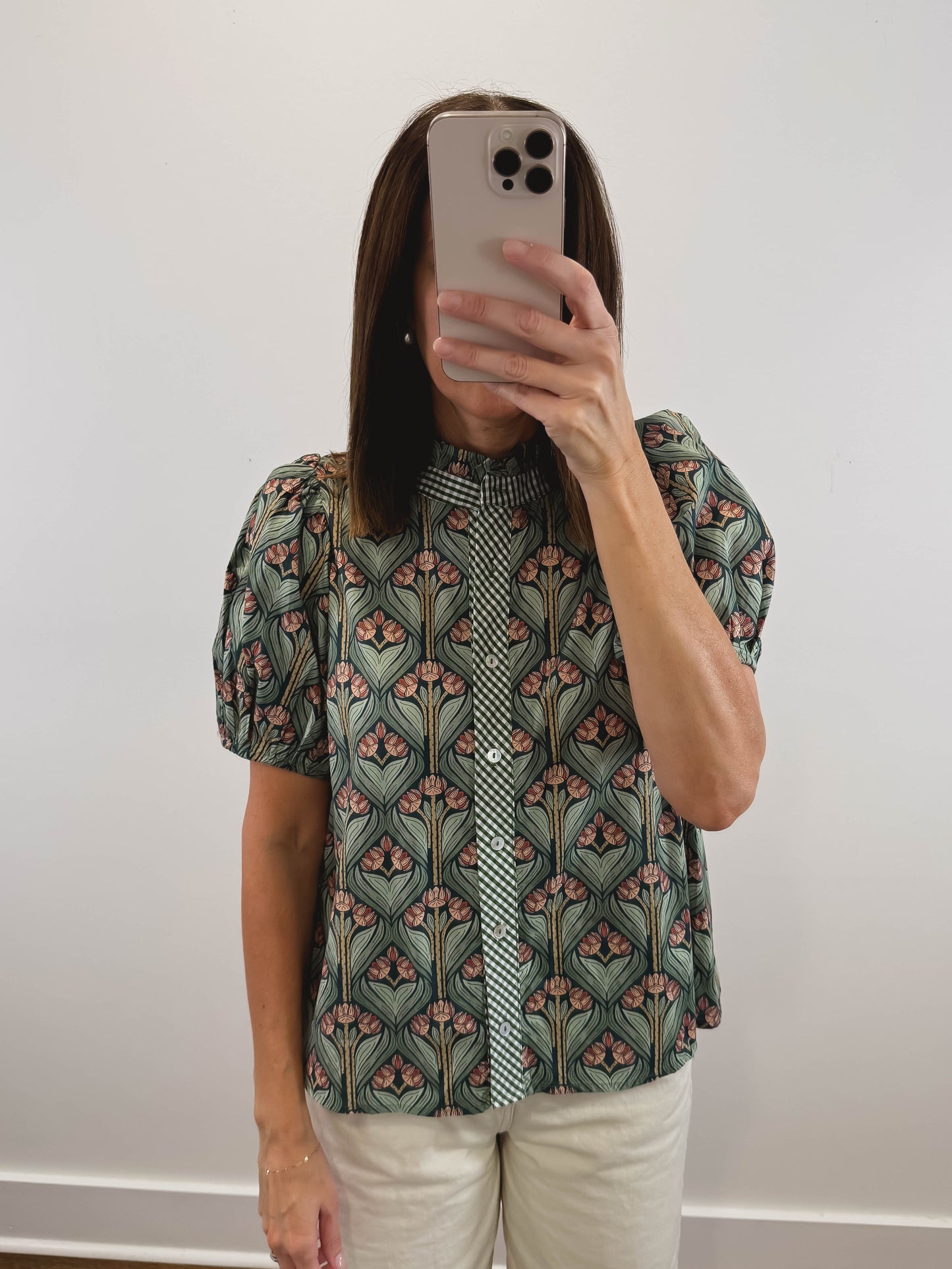 The Willa Gingham Top