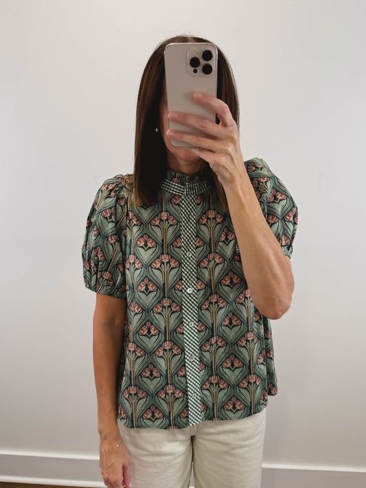 The Willa Gingham Top