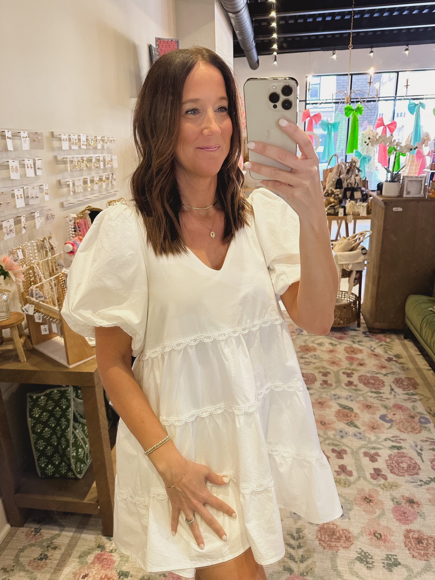 The Angie White Dress
