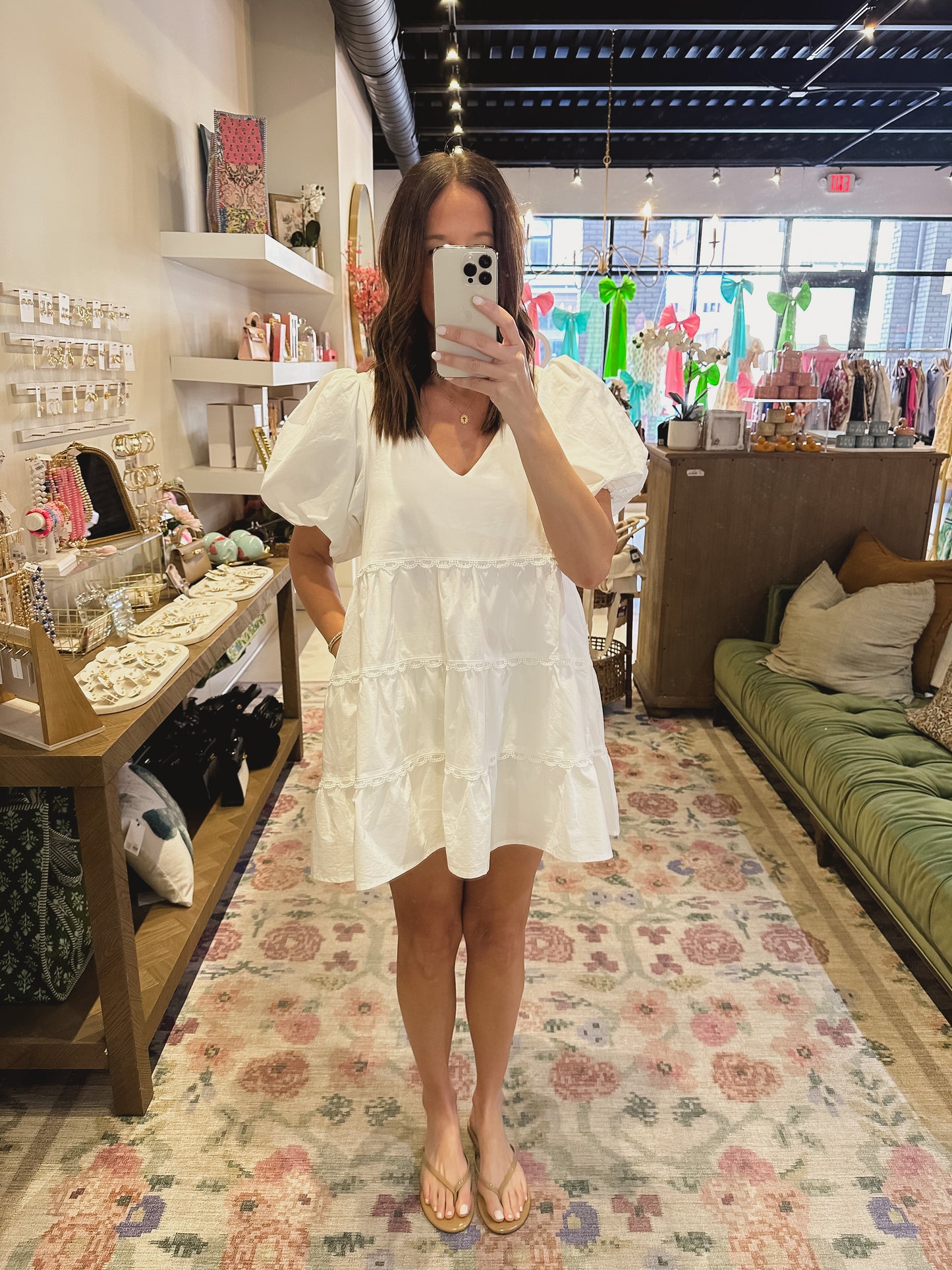 The Angie White Dress