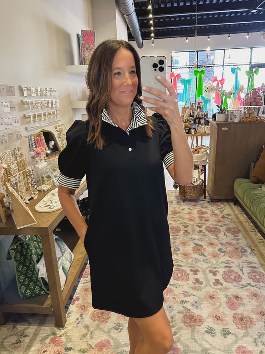 The Francine Dress in Black